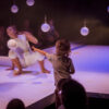 La petita malumaluma, la luna en un cazo, espectáculo en el teatro de Aracena, diversión, música en directo, danza dirigida al público infantil