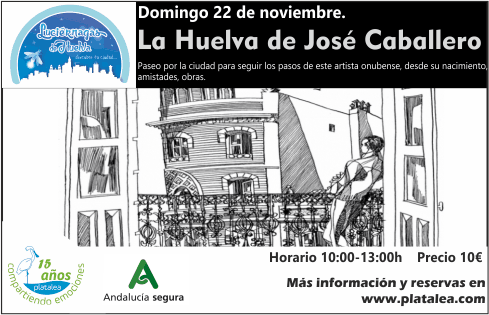 José Caballero Huelva Paseo patrimonio Noviembre 2020 Platalea
