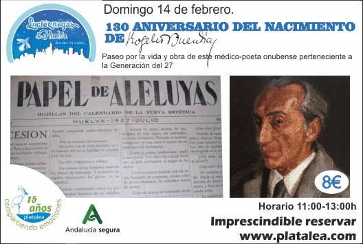 Visita Guiada 14 de febrero Platalea 170 aniversario nacimiento Rogelio Buendía