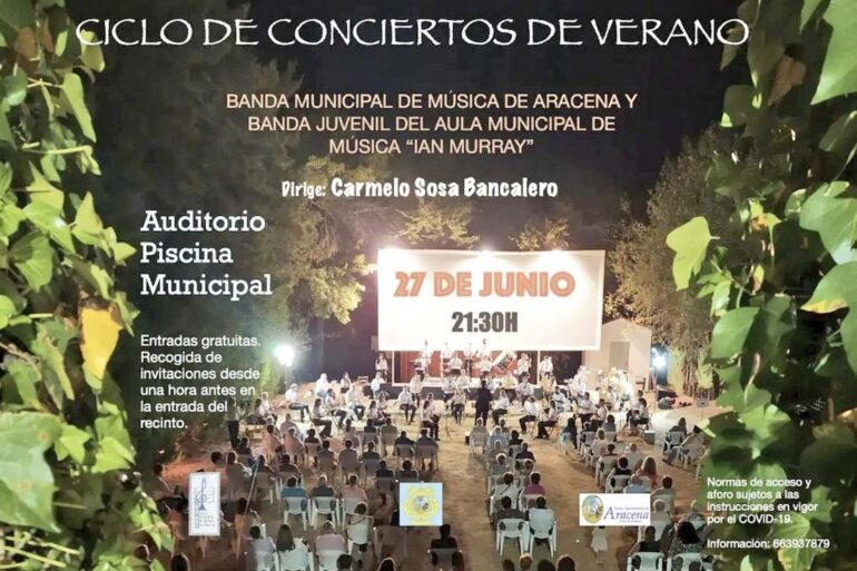concierto banda municipal Aracena ian murray junio