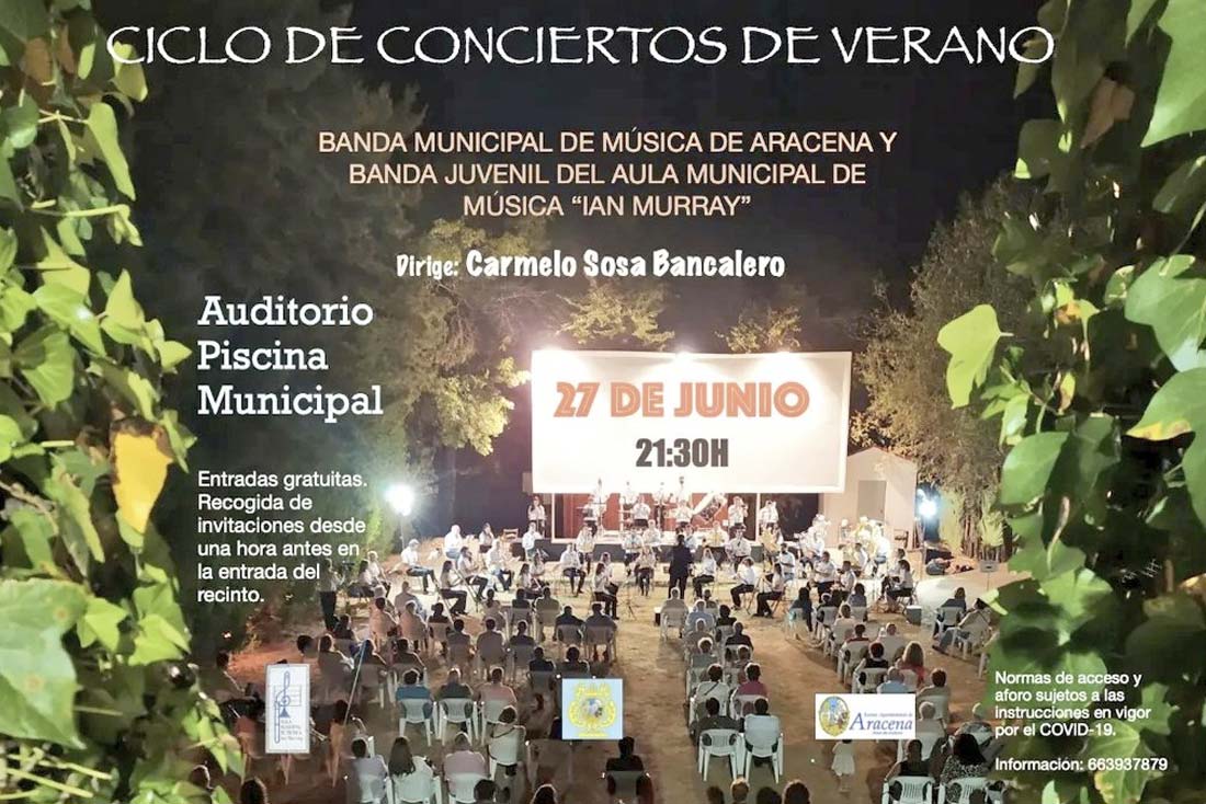 concierto banda municipal Aracena ian murray junio