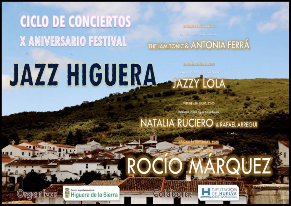 jazz higuera 2021 Antonia ferra Natalia Ruciero Rocio Marquez Jazzy Lola conciertos