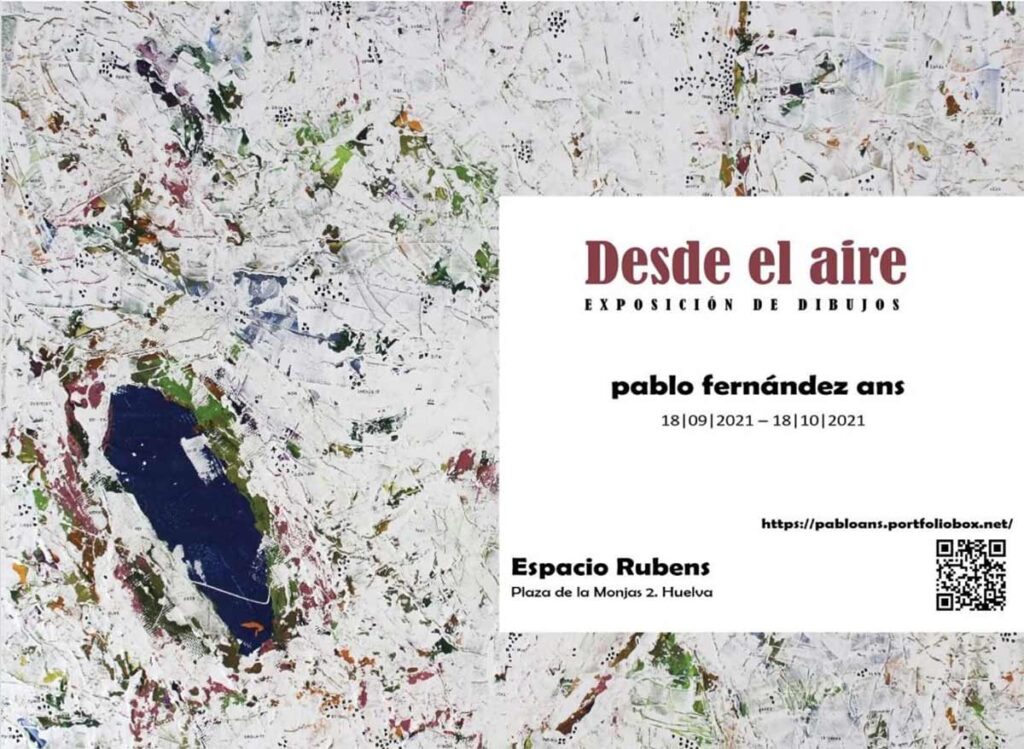 exposicion de dibujos desde el aire pablo fernandez ans en espacio rubens septiembre 2021