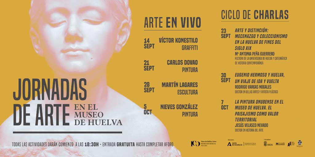 jornadas de arte en el museo de huelva arte en vivo charlas septiembre octubre 2021