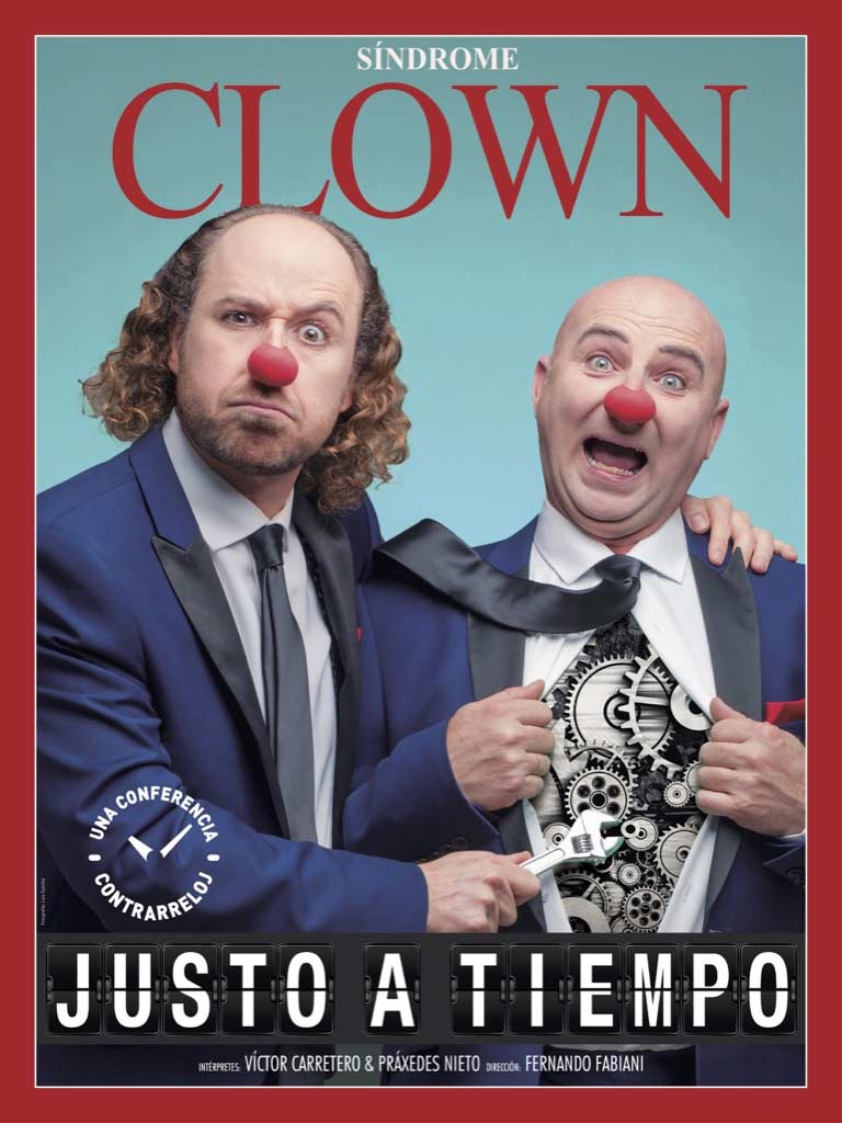 sindrome clown justo a tiempo cartel