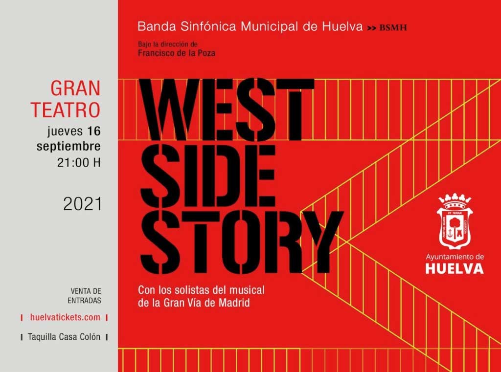 west side story con la sinfonica municipal dirigida por francisco de la poza con solistas del musical de gran via madrid 16 septiembre