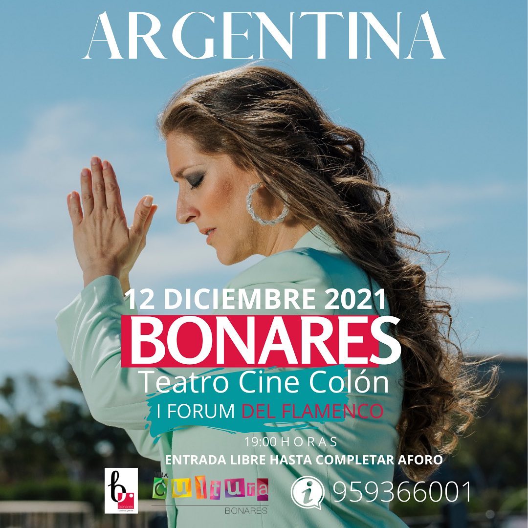 argentina en concierto 12 de diciembre 2021 bonares I Forum del flamenco entrada libre