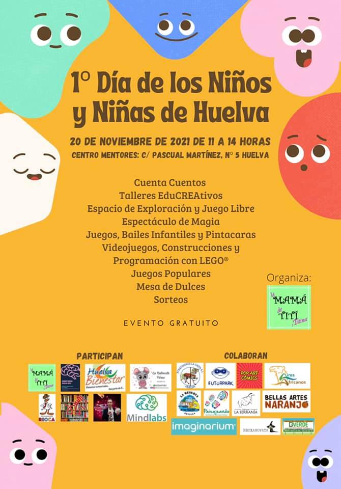 dia de los niños y niñas en Huelva 20 de noviembre actividades infancia