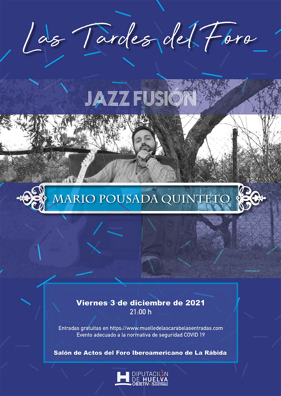 las tardes del Foro con Mario Pousada 3 de Diciembre 2021 Entrada Gratuita Quinteto Jazz Manouche