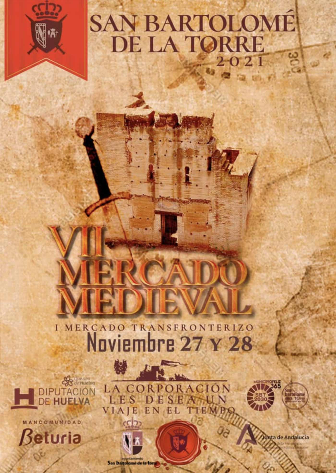 mercado medieval San Bartolome de la Torre Mercado Transfronterizo 27 y 28 noviembre 2021