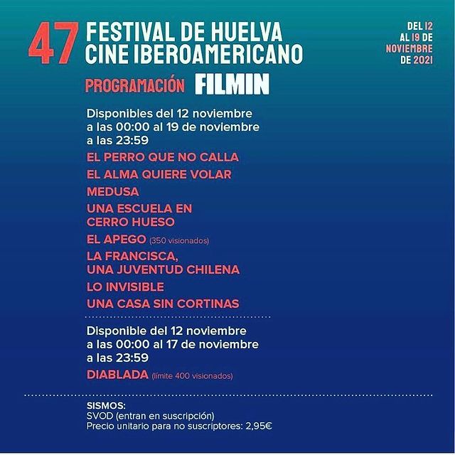 programacion festival de cine Huelva filmin