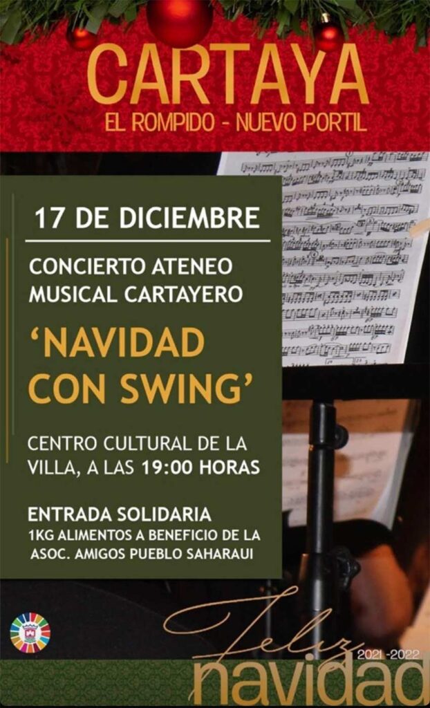 Cartaya Navidad swing 17 de diciembre 2021 Solidario