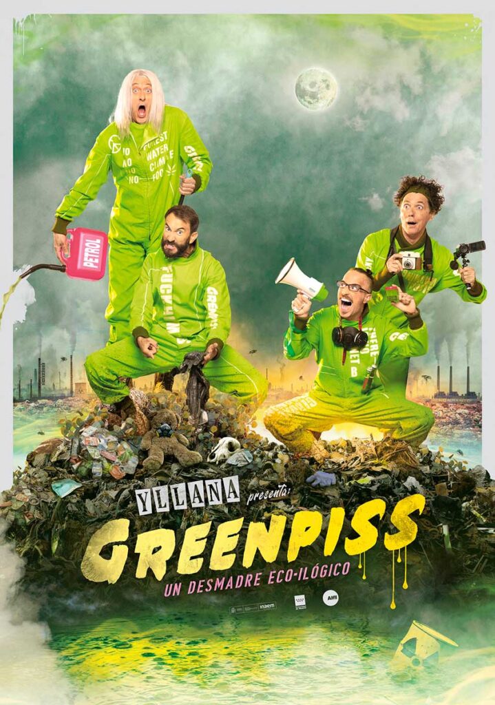 greenpiss illana un desmadre eco ilogico comedia teatro