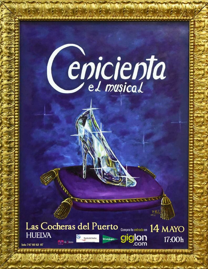 cenicienta el musica 14 de mayo cocheras del puerto Huelva musical