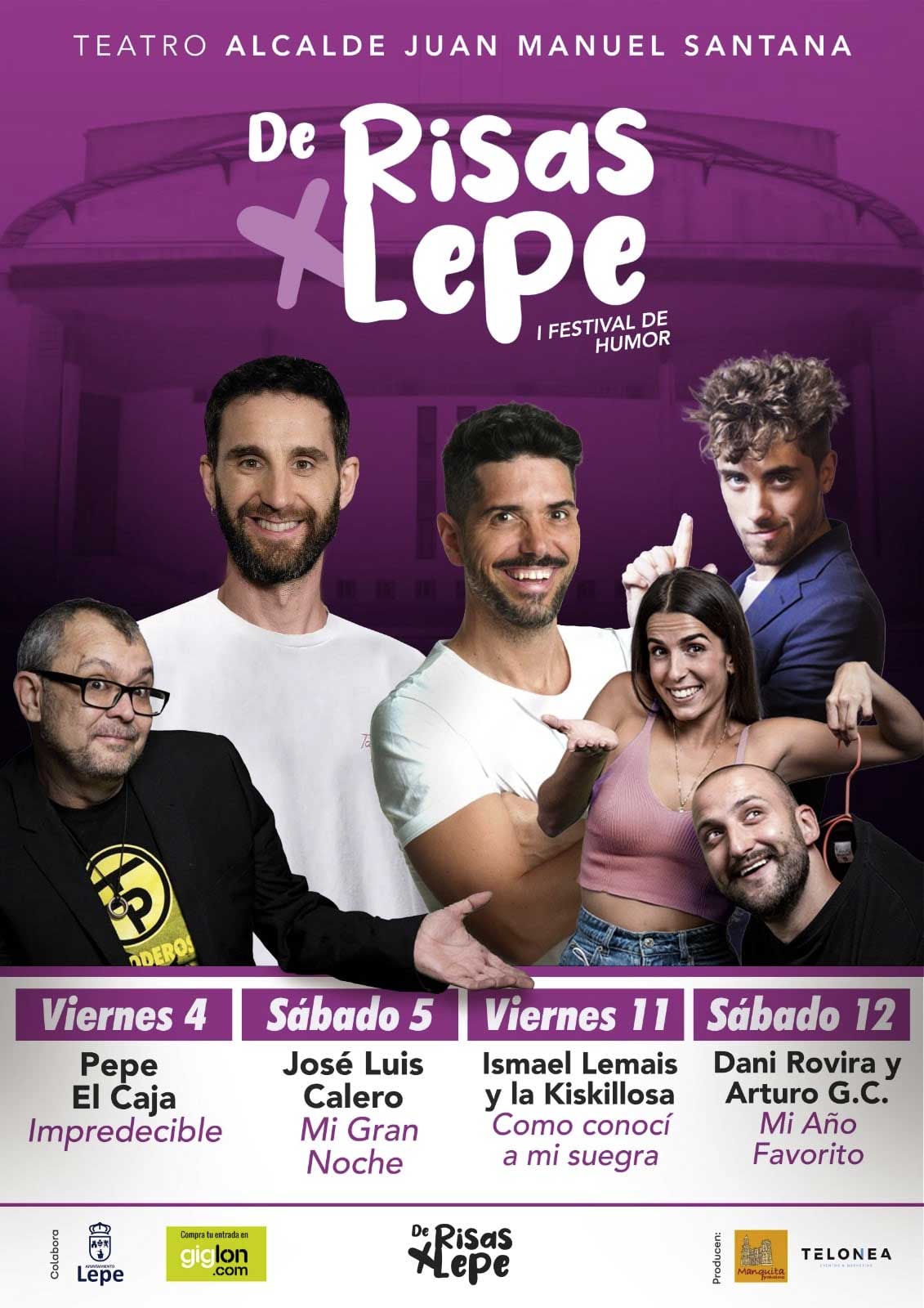 de risas x Lepe festival de Humor