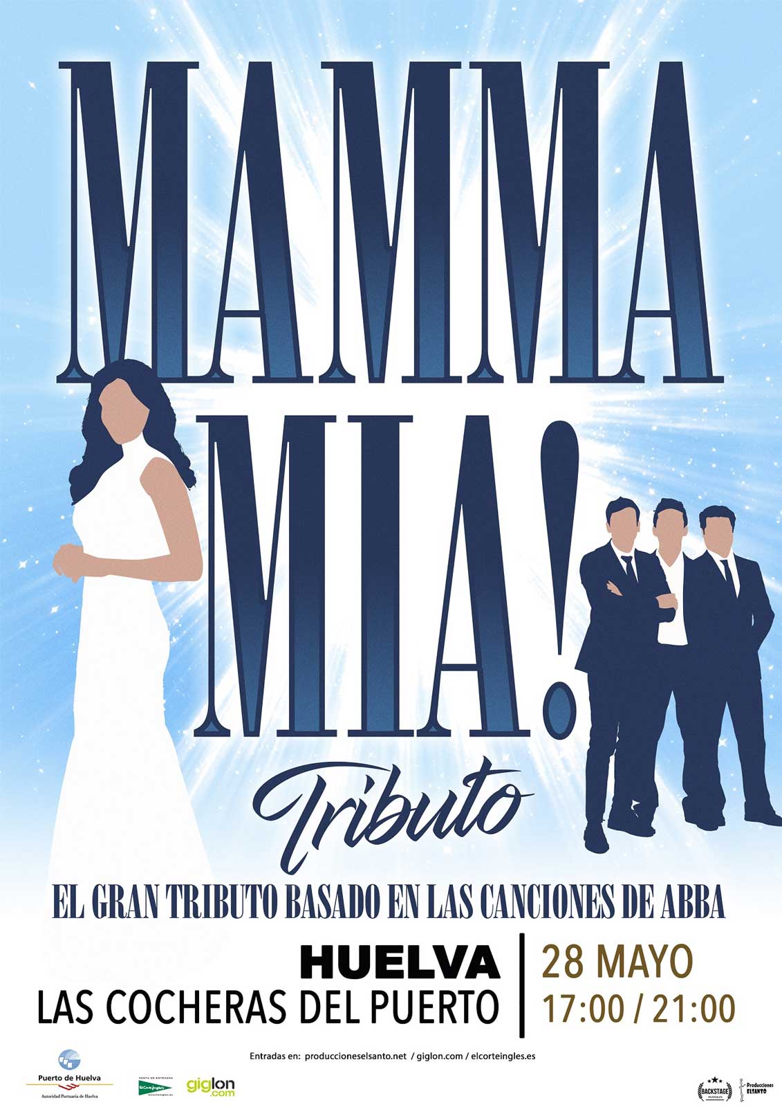 mamma mia tributo musical Huelva 28 de mayo 2022 Las Cocheras del Puerto
