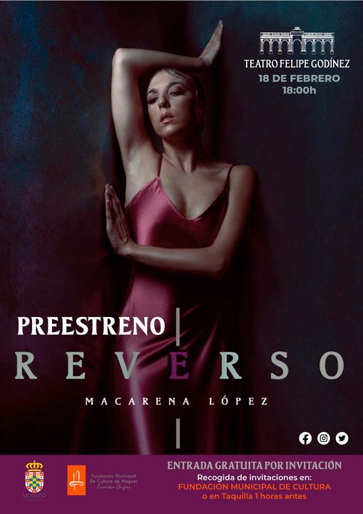 Macarena Lopez presenta Reverso 28 de febrero Moguer