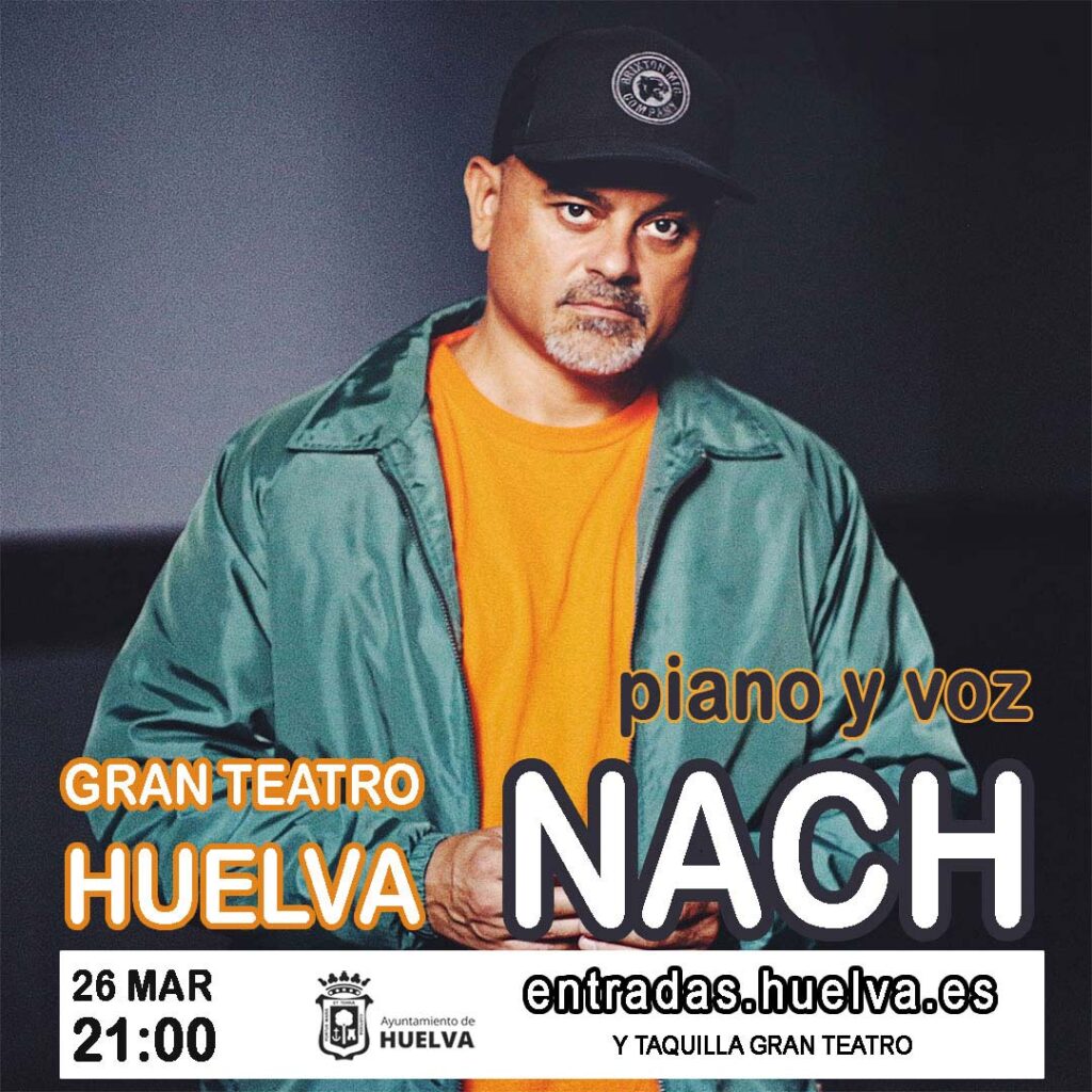 nach concierto piano y voz gran teatro Huelva rap hip hop 26 marzo 2022