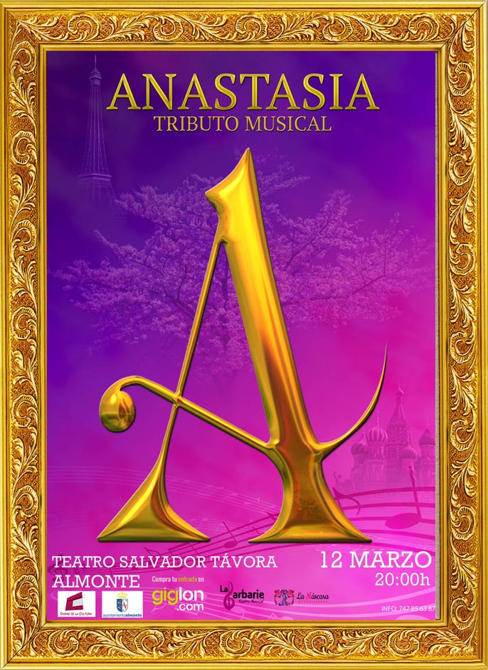 Anastasia tributo musica 12 marzo Almonte