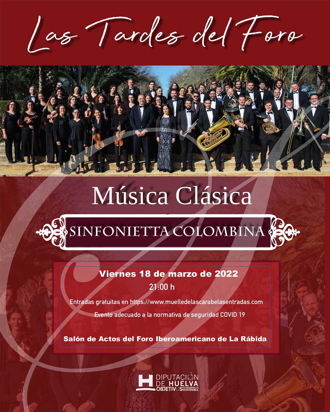 Sinfonietta Colombina las tardes del foro 18 de marzo 2022 musica clasica