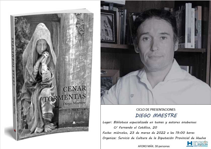 presentacion libro Diego Maestre Biblioteca Diputacion 23 de marzo 2022