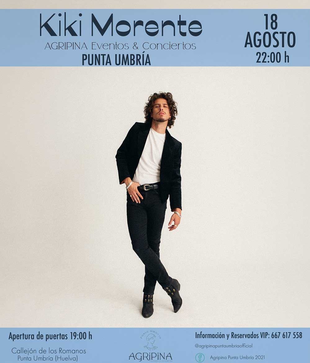 kiki morente concierto agripuna Punta Umbria 2022 18 de agosto