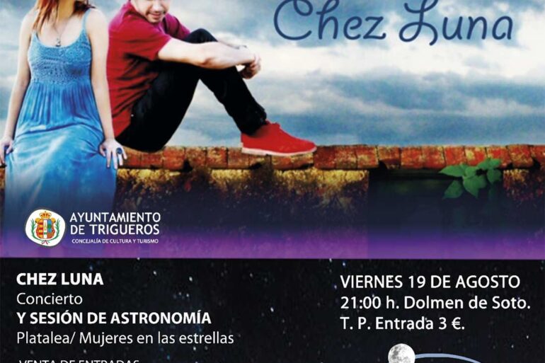 Chez Luna en concierto Lunas de Soto Dolmen de Soto 19 de agosto 2022