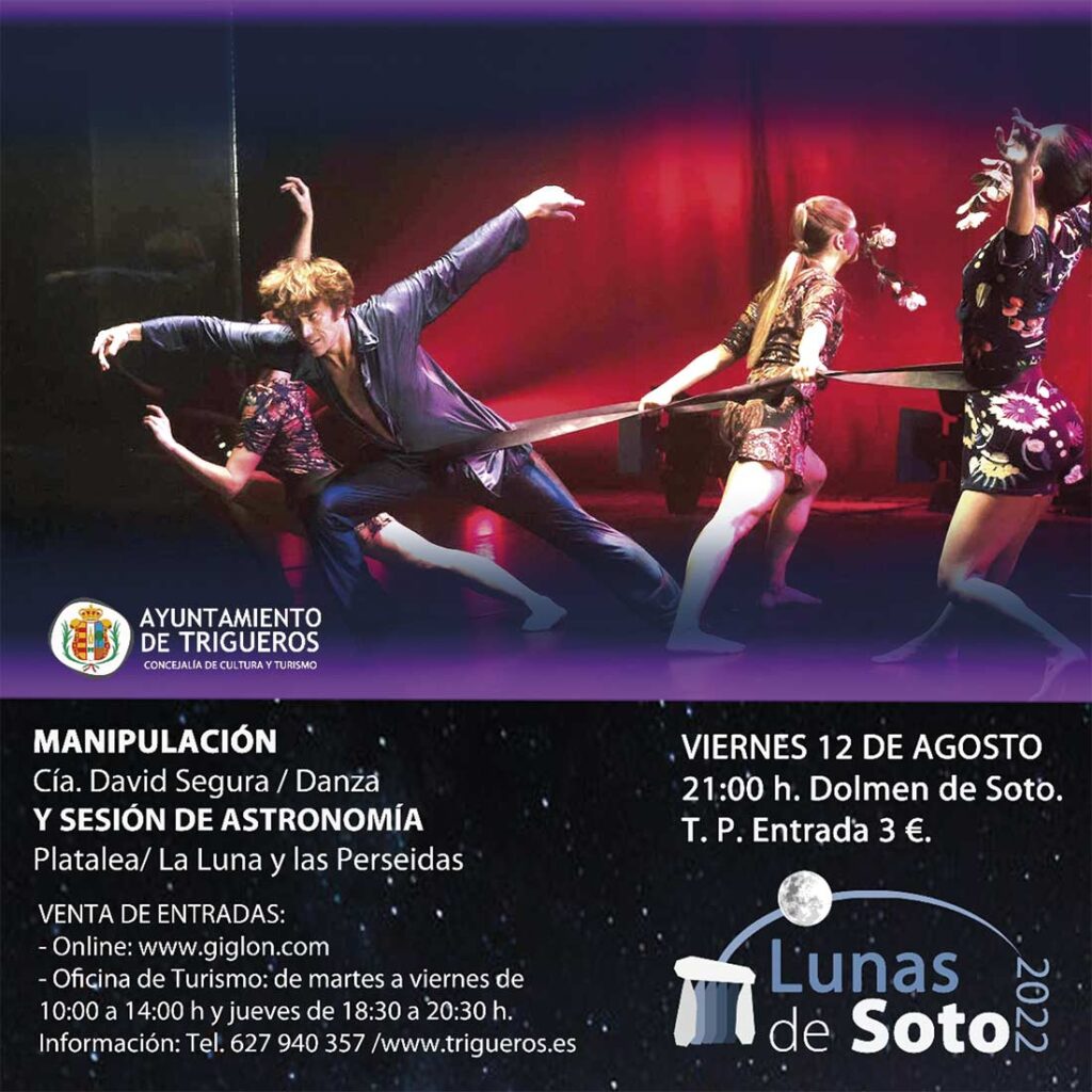 Manupulacion 12 de Agosto Lunas de Soto 2022 danza astronomia