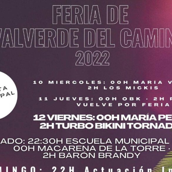 Feria de Valverde del camino 2022