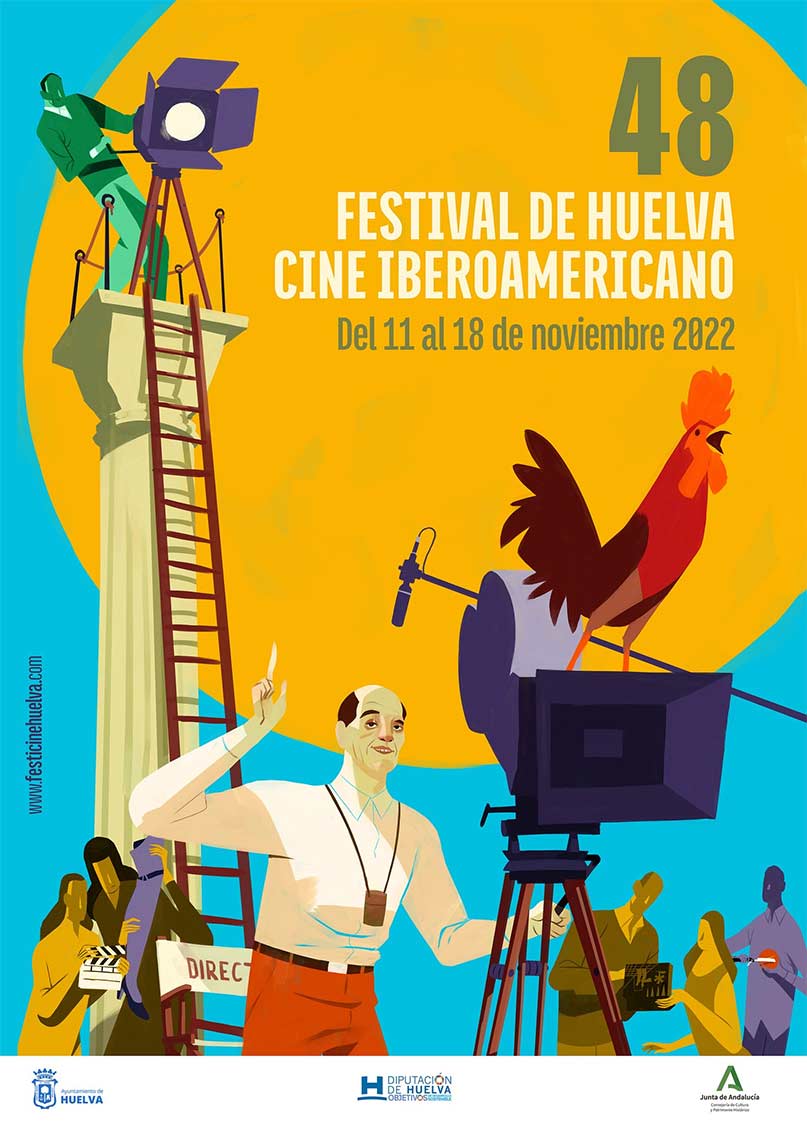 cartel Festival de Cine Iberoamericano de Huelva 2022 programacion
