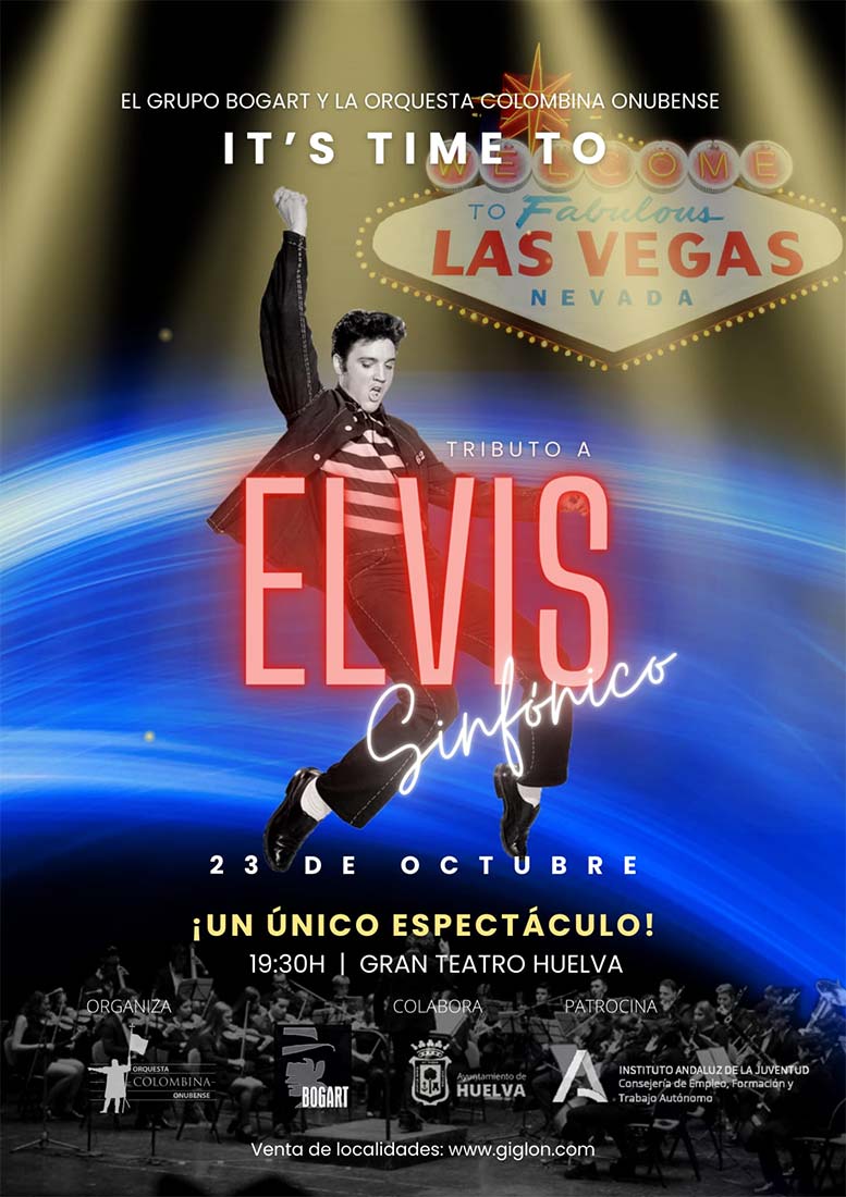 Concierto Sinfonico Tributo Elvis Presley 23 de octubre 2022