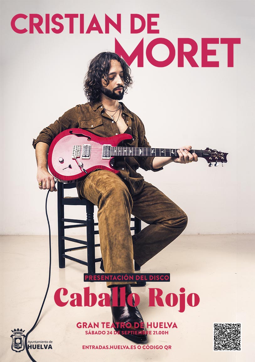 Cristian de Moret presenta Caballo Rojo en el Gran Teatro de Huelva 24 de septiembre 2022