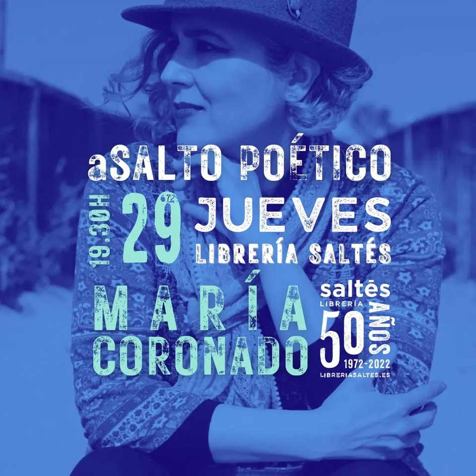 asalto poetico maria coronado libreria saltes 29 de septiembre