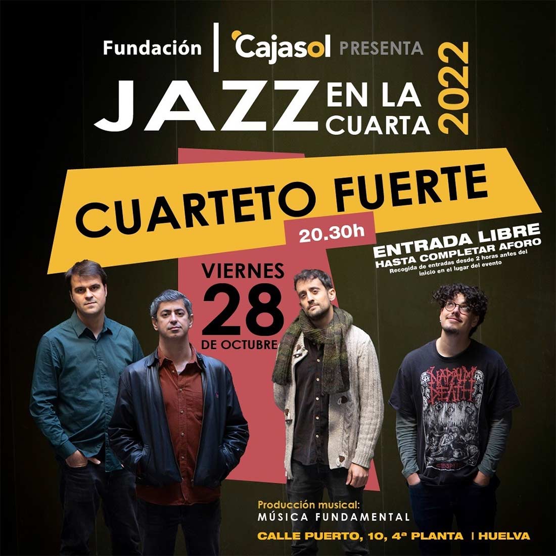 Cuarteto Fuerte Jazz en la cuarta Cajasol 28 de octubre