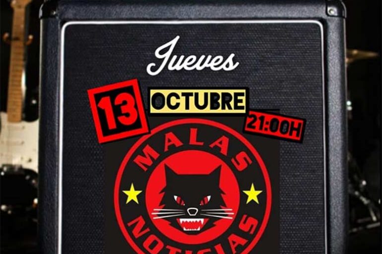 Huelva Rock Malas noticias TRibuto Los Suaves 13 de octubre 2022