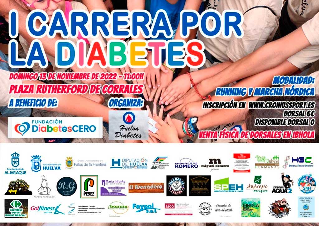 carrera por la diabetes Corrales 13 de noviembre 2022 diabetes running nordica