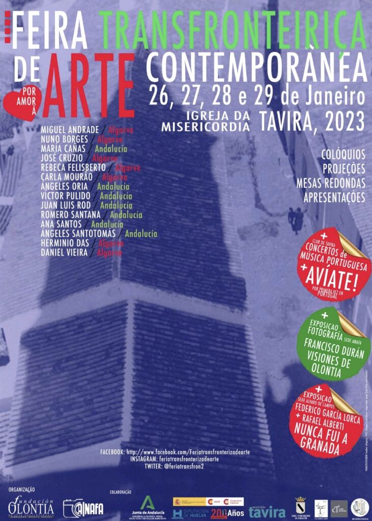 cartel feira transfronterica de Arte Tavira 2023 Gibraleon