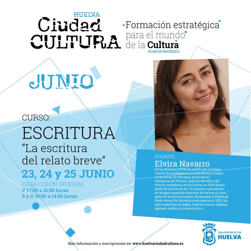 curso escritura 2023 junio Elvira Navarro