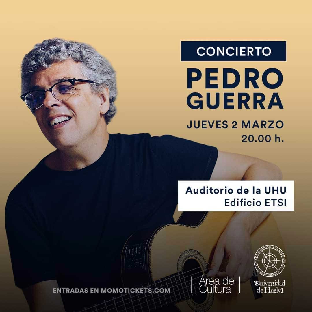 Pedro Guerra en Huelva Universidad 2 de marzo