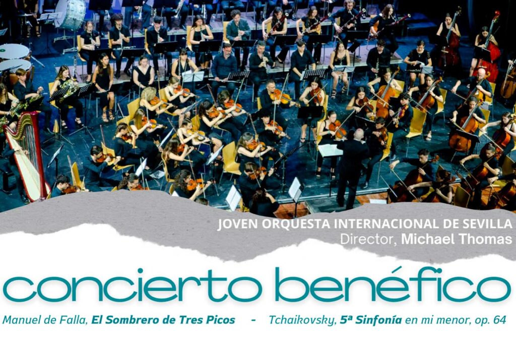 Concierto benefico Proyecto Hombre Orquesta Joven de Sevilla 15 de julio 2023 Foro Iberoamericano