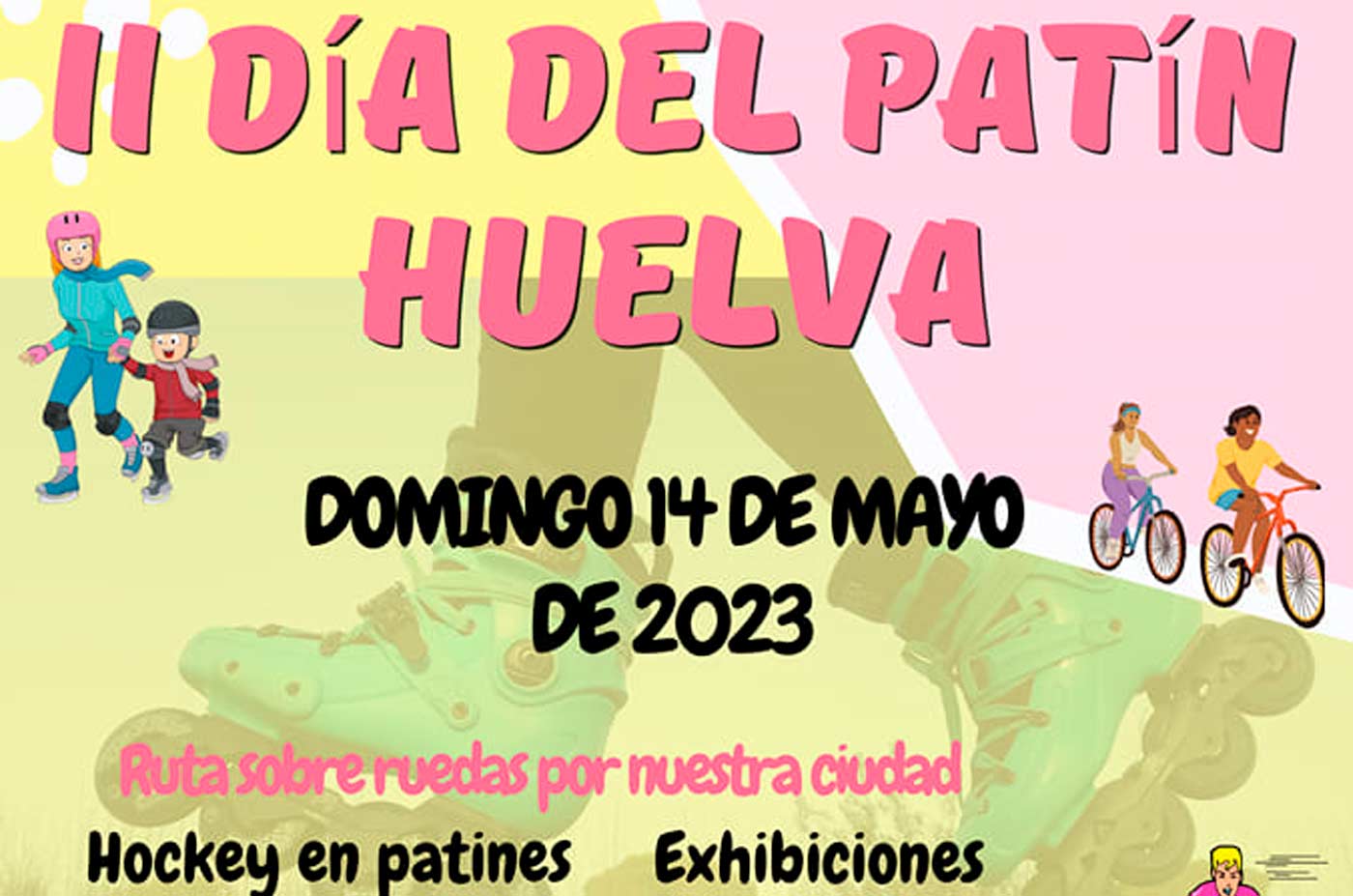 Dia del patin Huelva 2023 14 de mayo