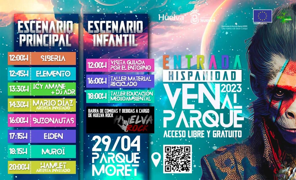 Programacion Ven Al Parque 29 de mayo 2023