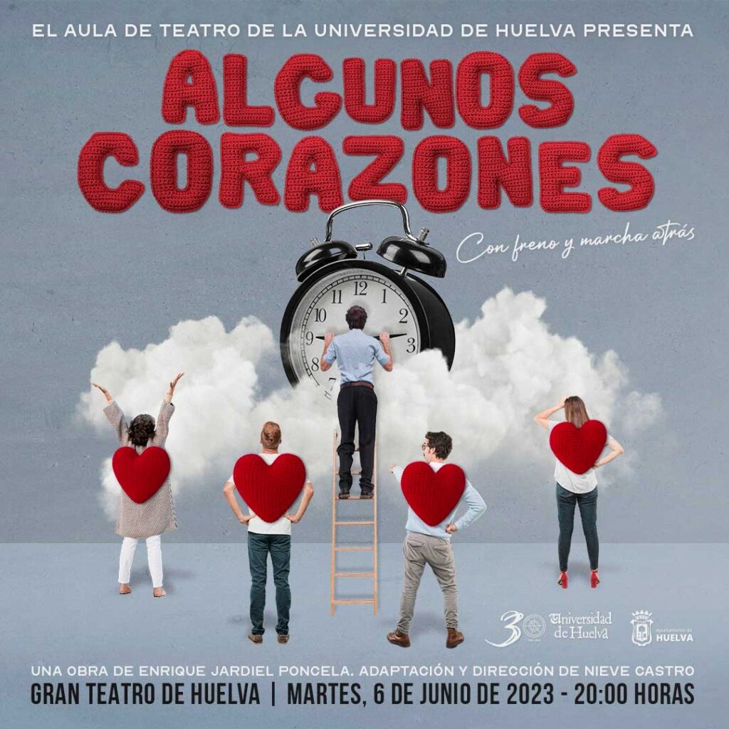 Aula de teatro Universidad de Huelva Algunos Corazones 6 de junio 2023 Gran TEatro de Huelva