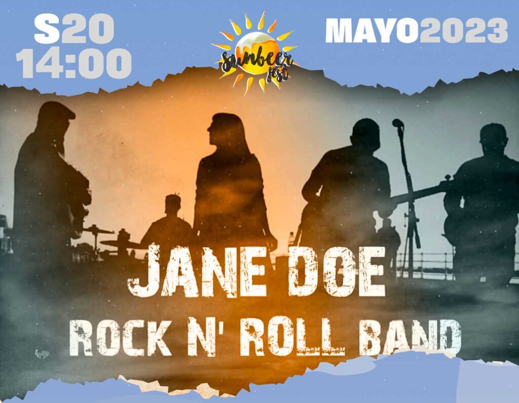 Jane doe en concierto 20 de mayo feria de la cerveza 2023