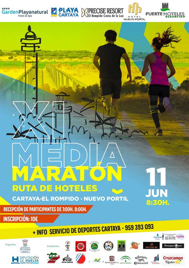 Media Maraton Ruta de los hoteles de Cartaya 2023 11 de junio