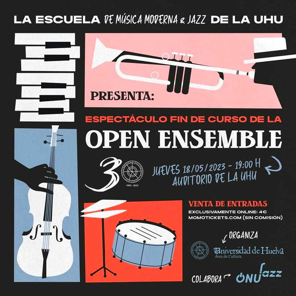 Open ensemble 2023 onujazz universidad de Huelva 18 de mayo