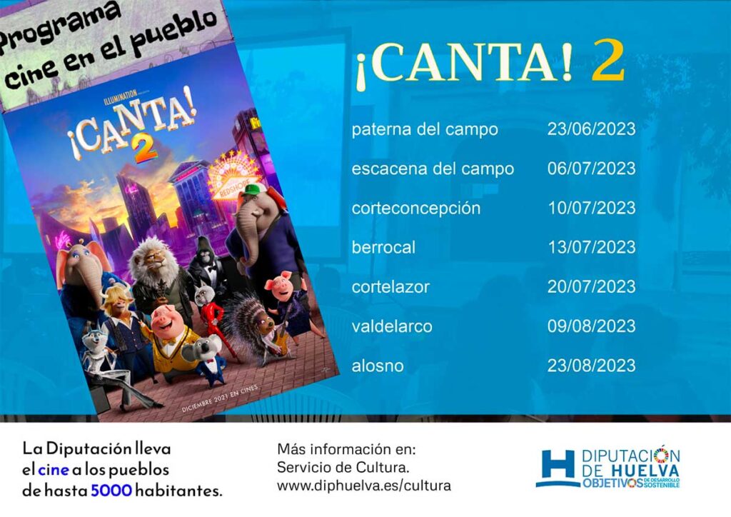 Canta 2 cine en el pueblo 2023