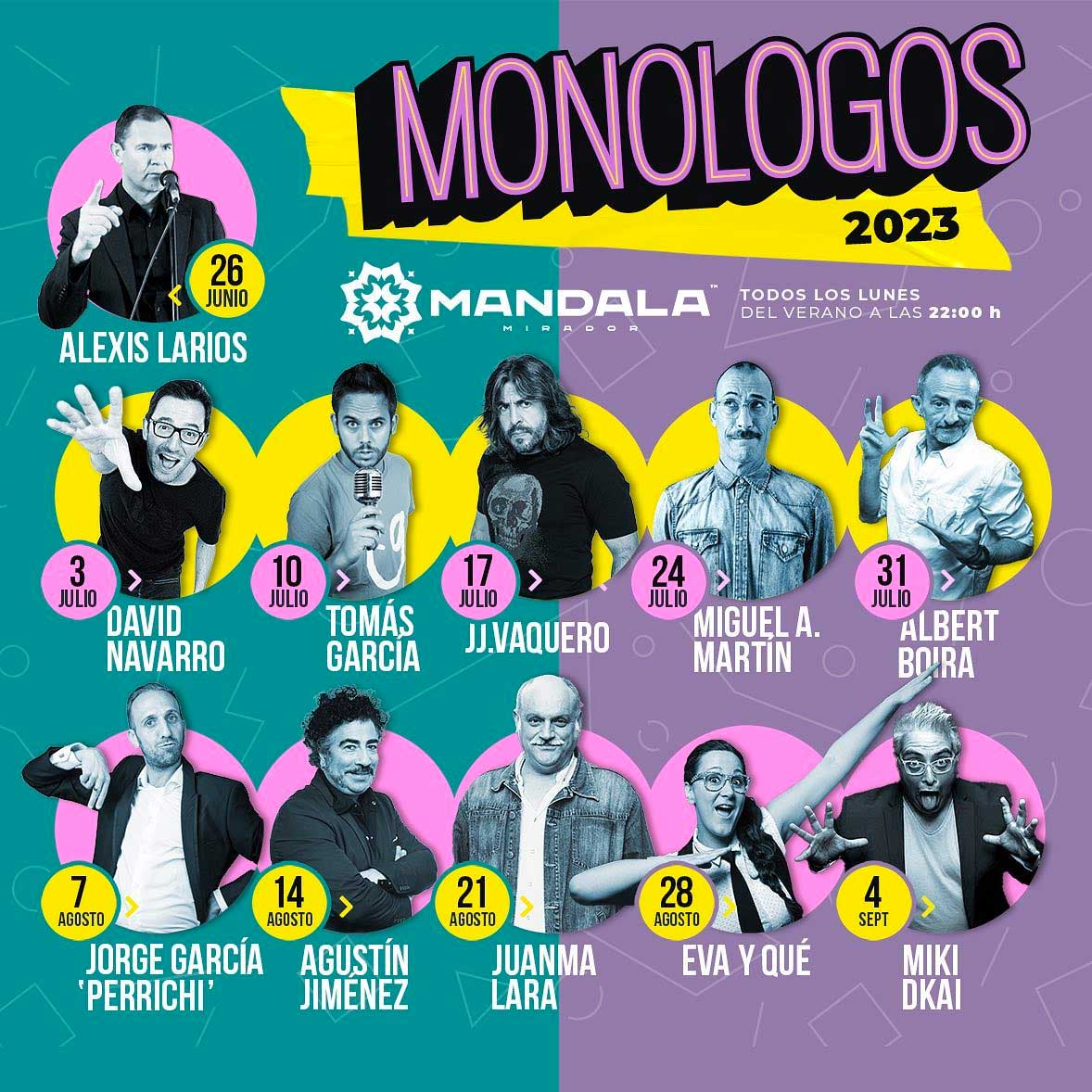 monologos Mandala verano 2023