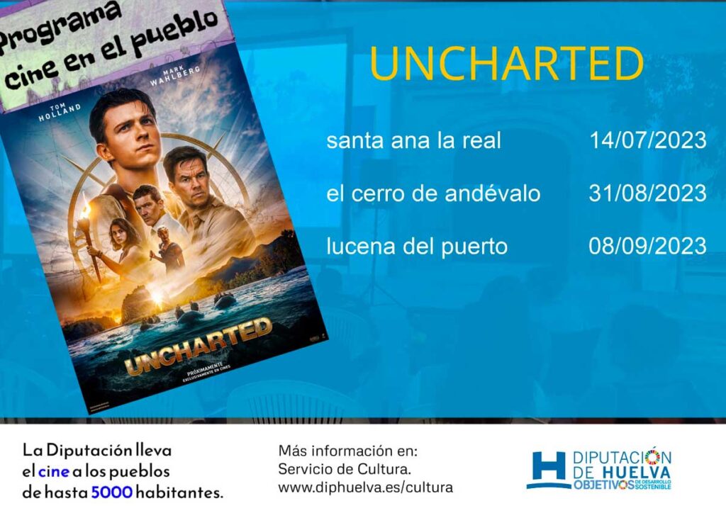 uncharted cine en el pueblo 2023