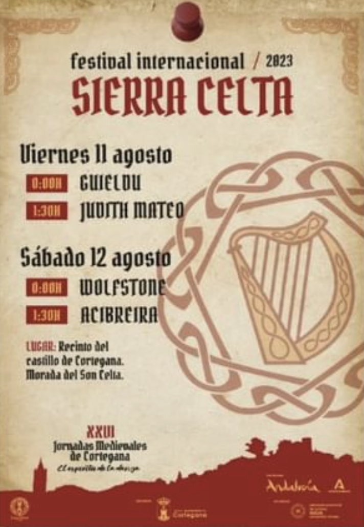 Festival tierra celta 2023 jornadas medievales Cortegana